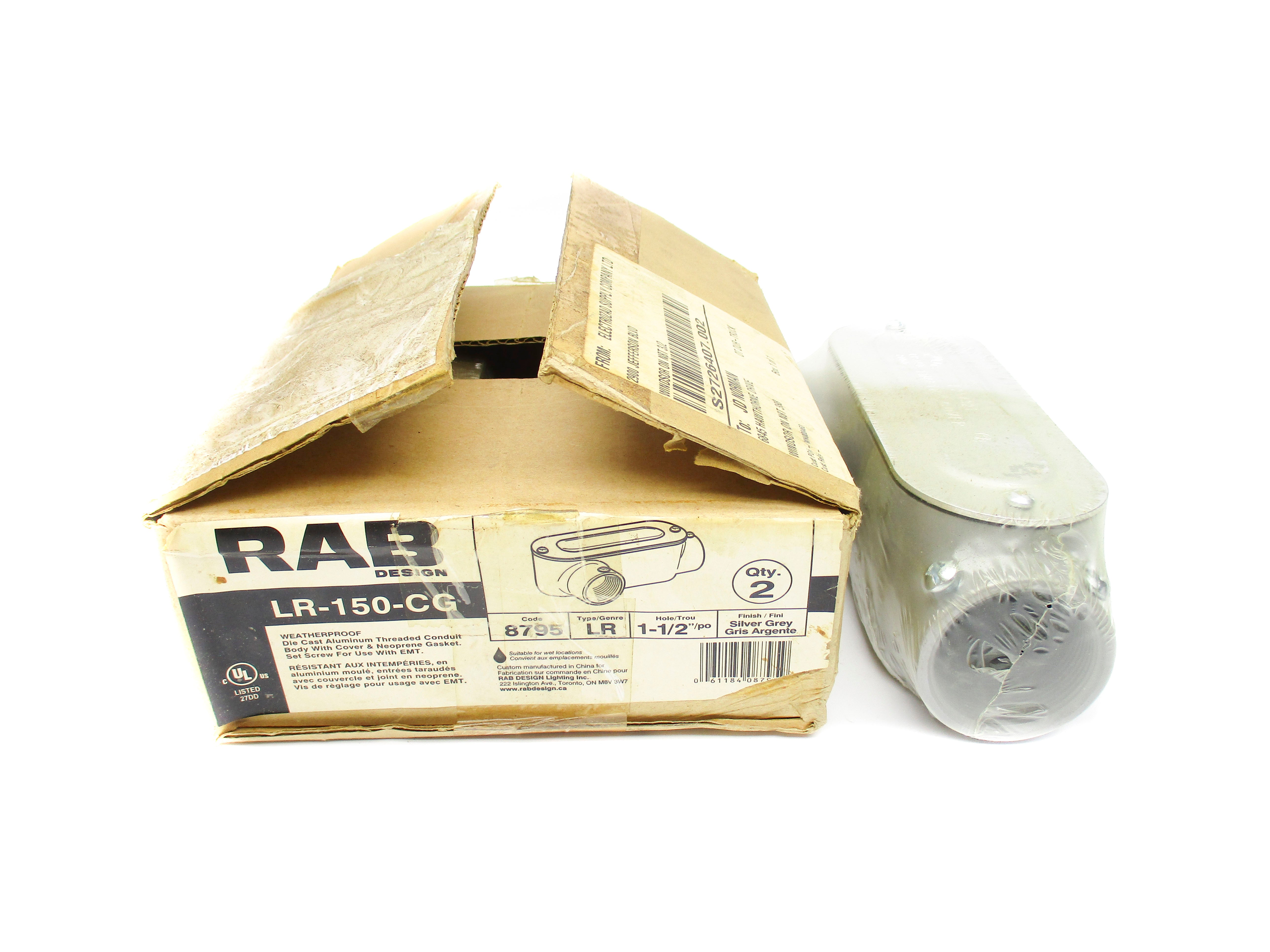 RAB DESIGN LR-150-CG (PKG OF 2) NSMP