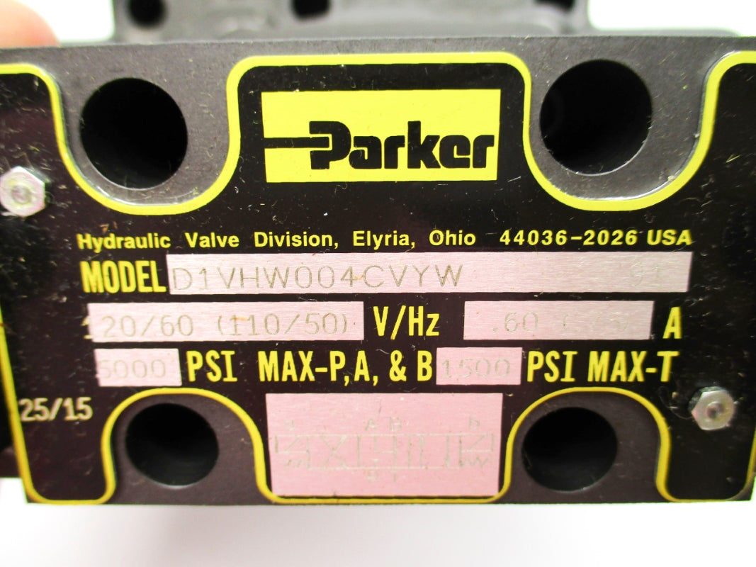 PARKER D61VW004C4VYW  5000PSI 110/120V NSNP