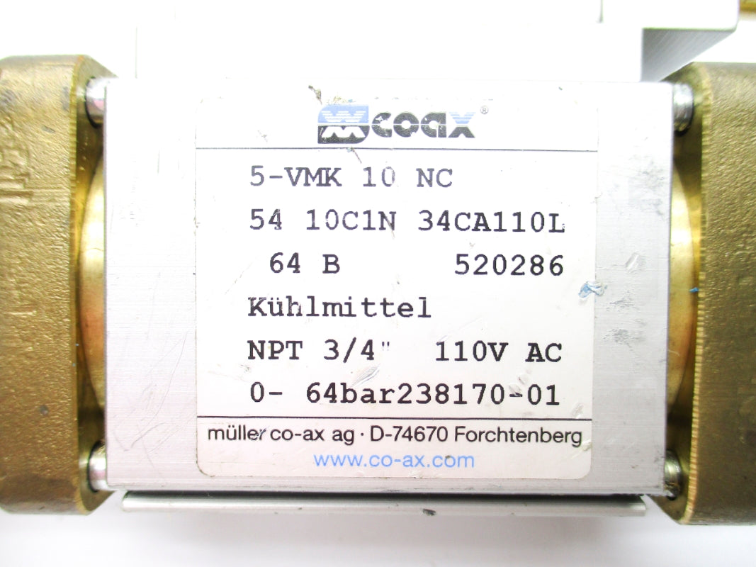 COAX 5-VMKNC 5410C1N34CA110L 110VAC UNMP