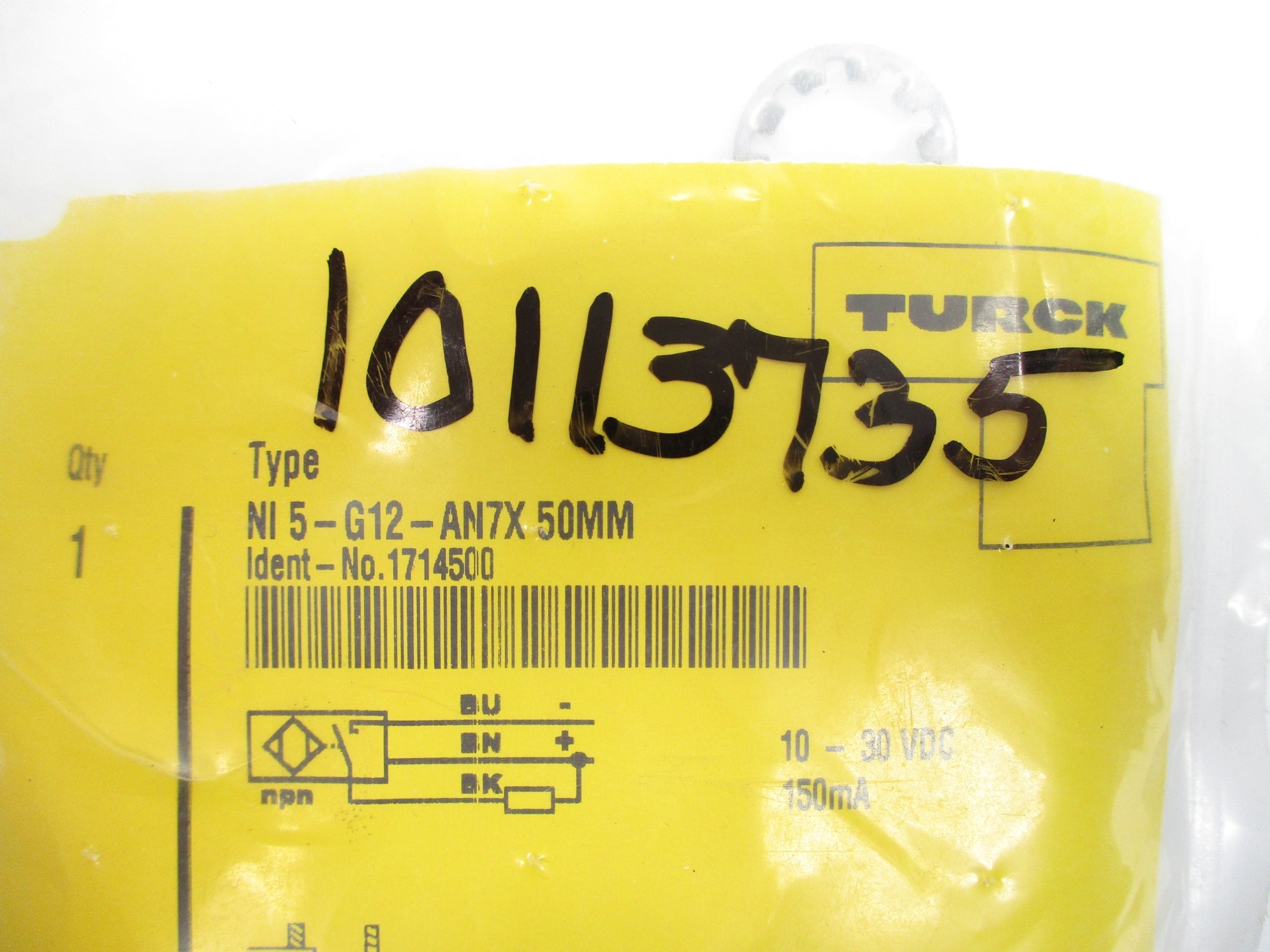TURCK NI5-G12-AN7X50MM 1714500 NSMP