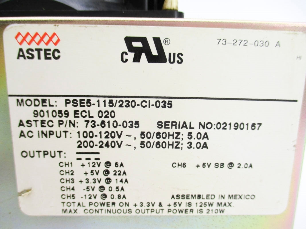 ASTEC PSE5-115/230-CI-035 73-610-035 NSNP