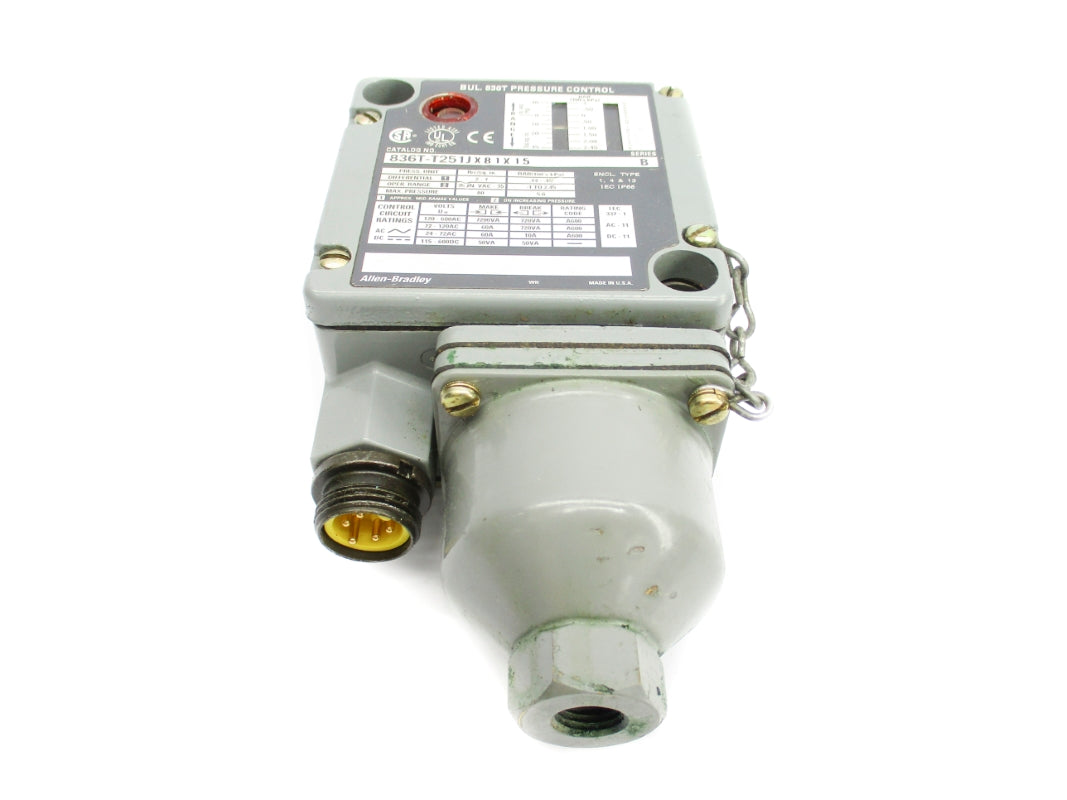 ALLEN BRADLEY 836T-T251JX81X15 SER. B 0-35PSI UNMP