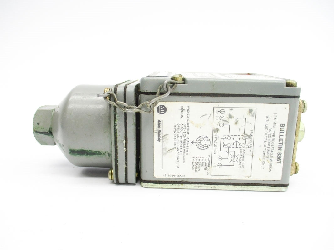 ALLEN BRADLEY 836T-T251JX81X15 SER. B 0-35PSI UNMP