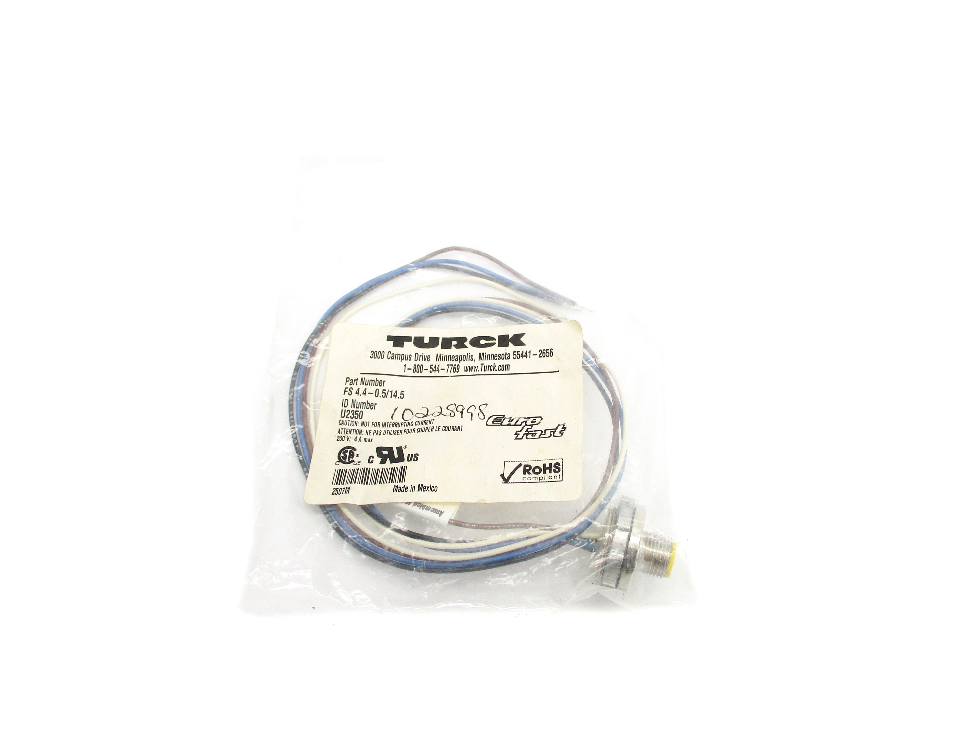TURCK FS4.4-0.5/14.5 U2350 250V 4A NSMP