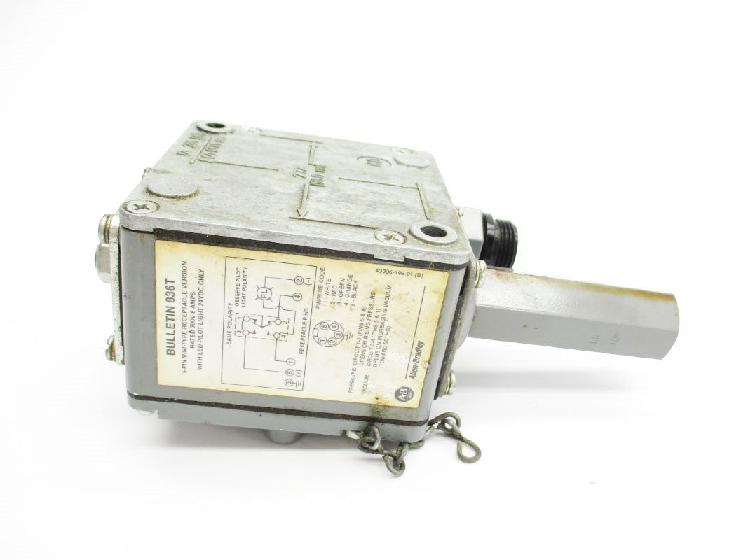 ALLEN BRADLEY 836T-T256J SER. A 60-650PSI UNMP