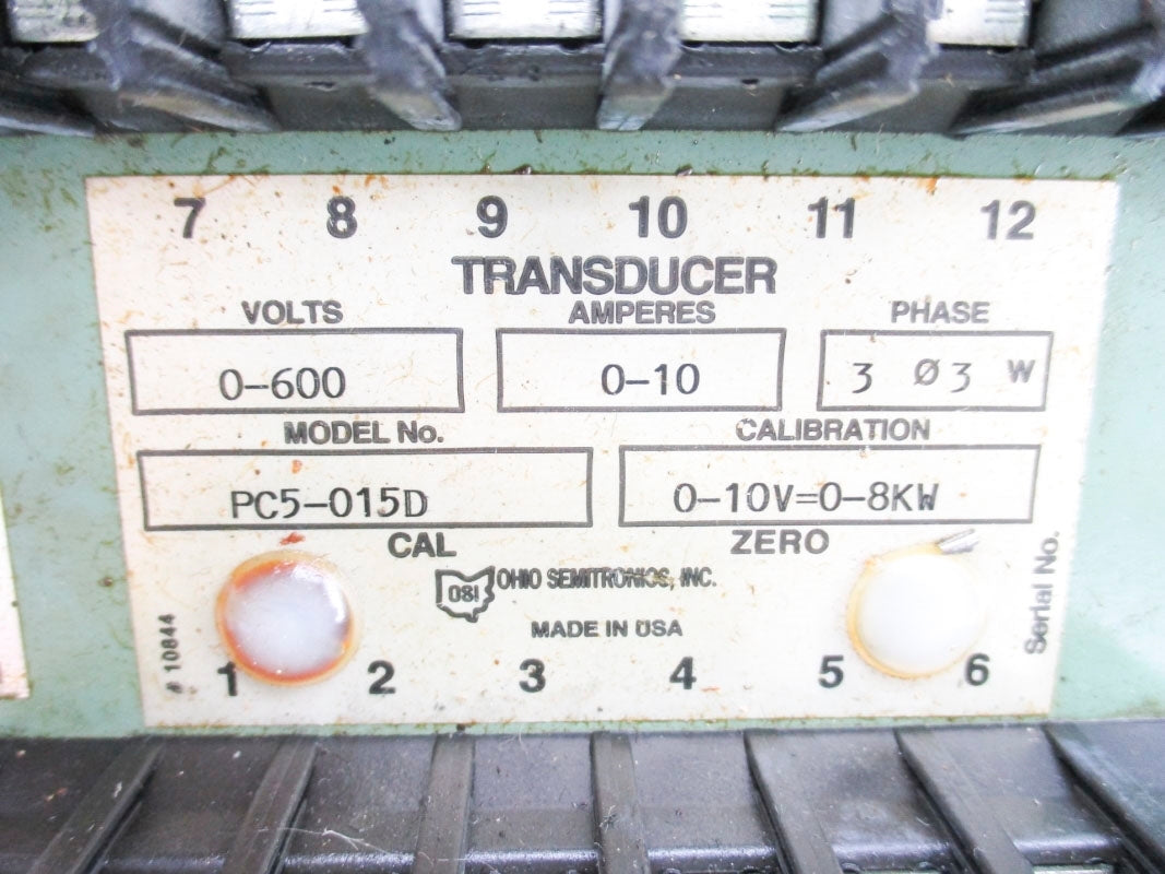 OHIO SEMITRONICS PC5-015D UNMP