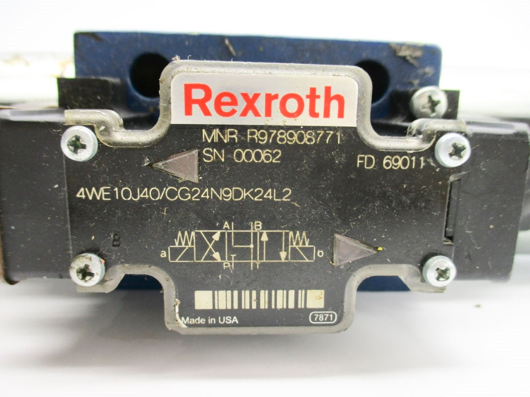 REXROTH R978908771 4WE10J40/CG24N9DK24L2 24VDC UNMP