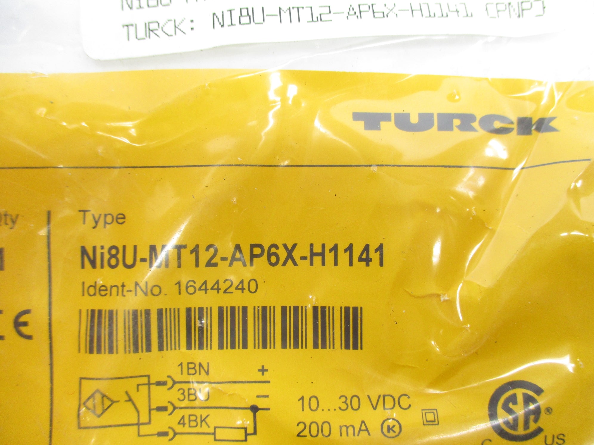 TURCK NI8U-MT12-AP6X-H1141 NSMP