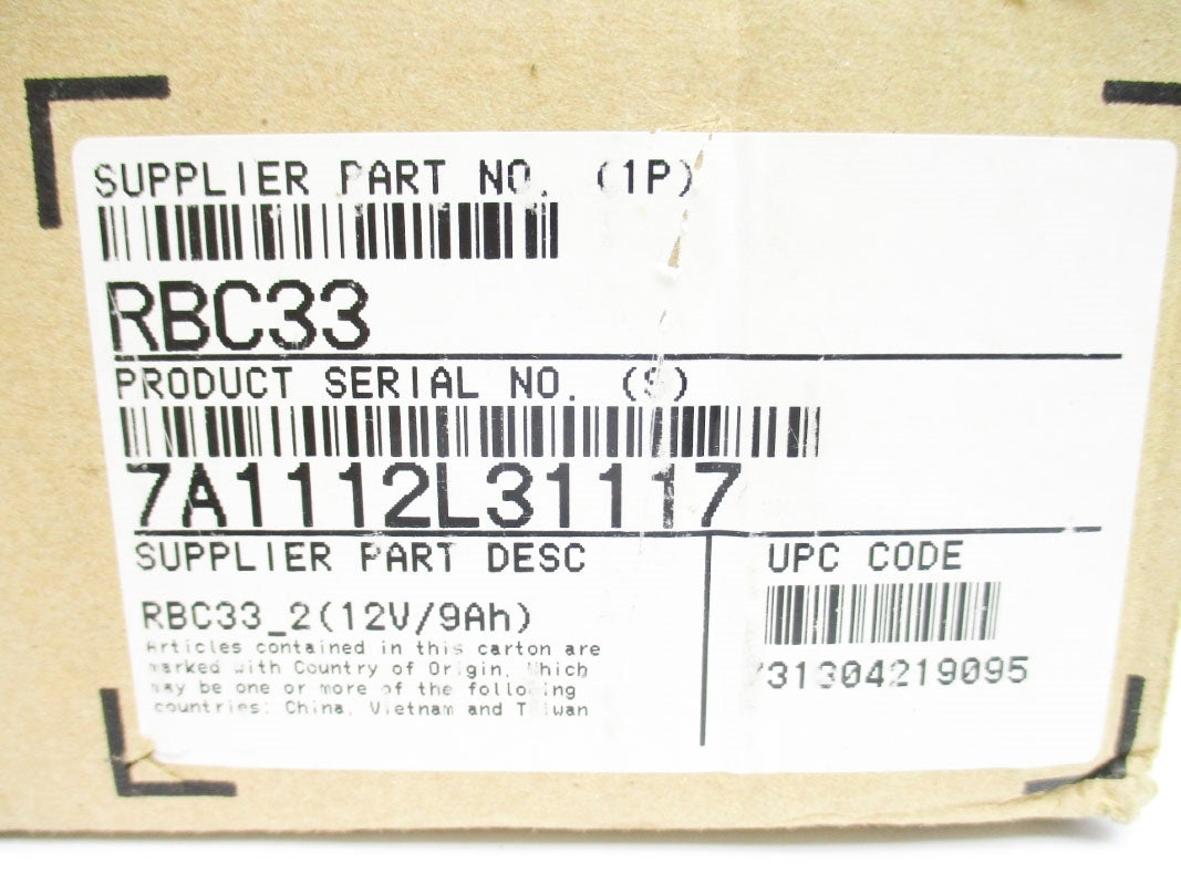 APC RBC33 NSMP