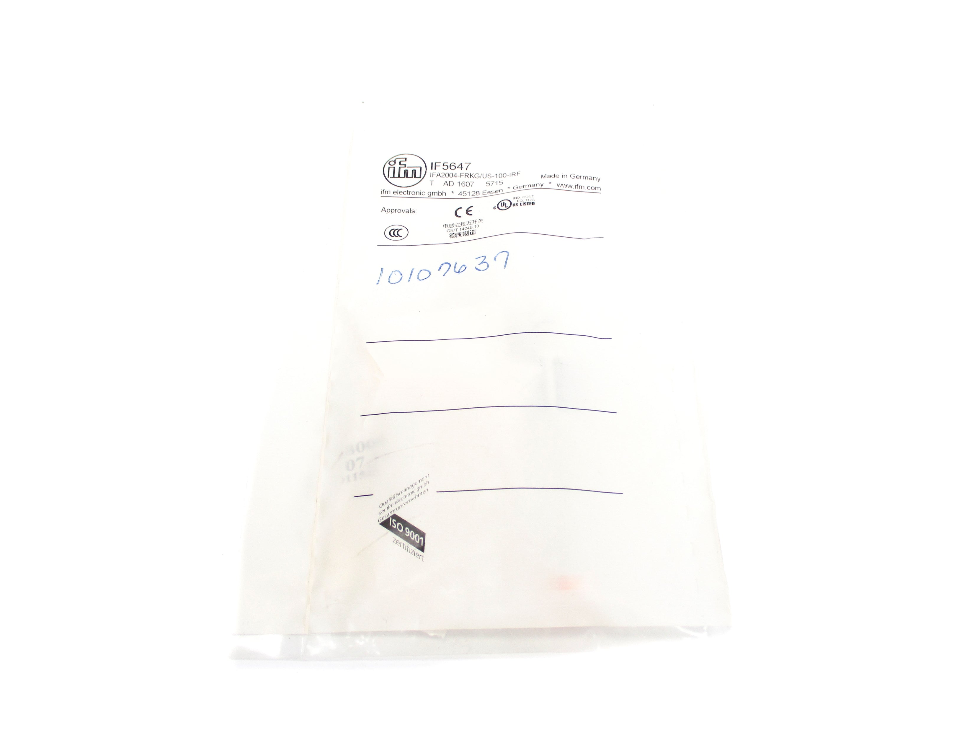 IFM EFECTOR IF5647 IFA2004-FRKG/US-100-IRF NSMP