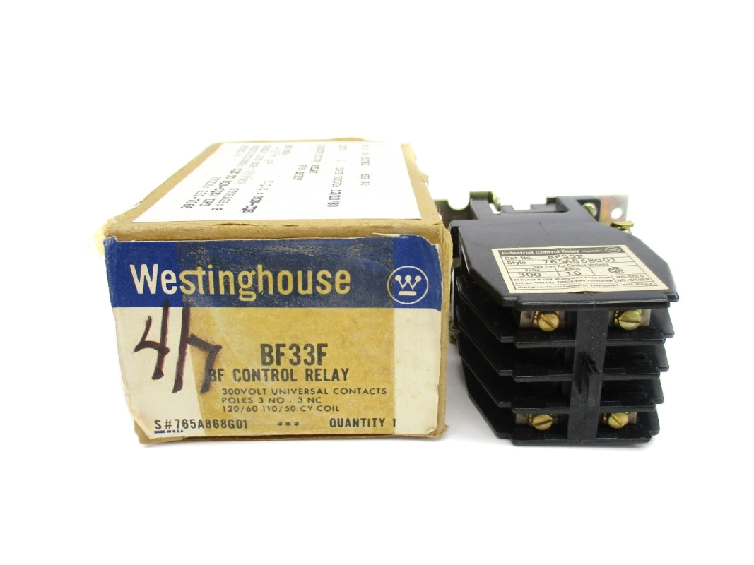 WESTINGHOUSE BF33F 765A868G01 110/120V NSMP