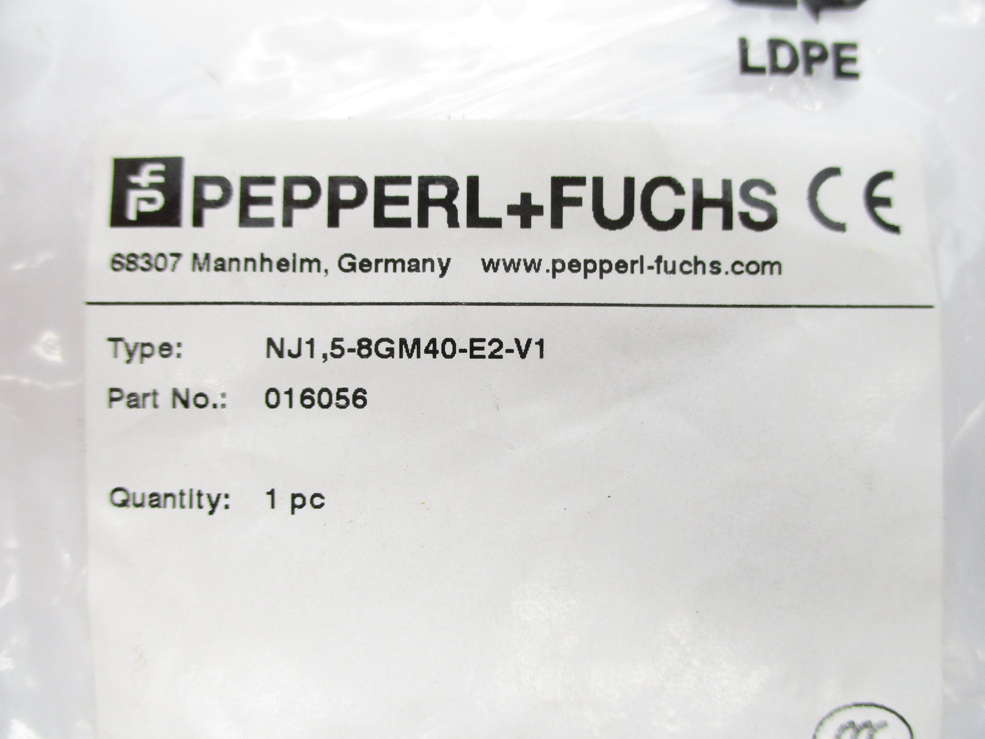 PEPPERL+FUCHS NJ1,5-8GM40-E2-V1 NSMP