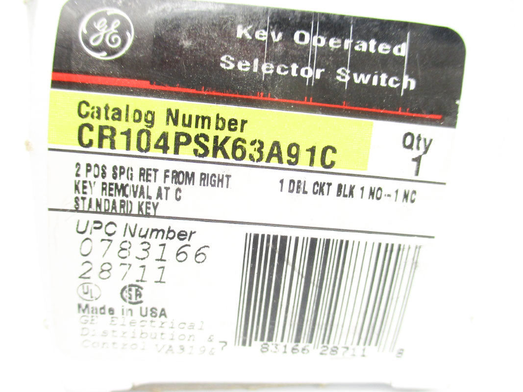 GENERAL ELECTRIC CR104PSK63A91C NSMP
