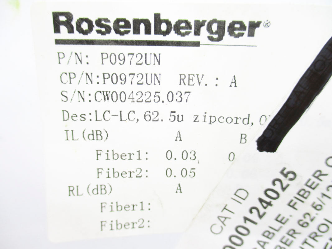 ROSENBERGER P0972UN NSMP