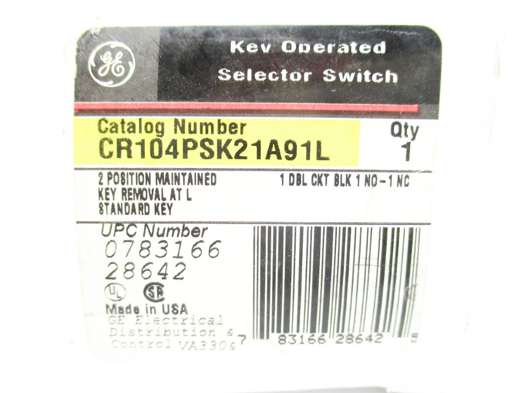 GENERAL ELECTRIC CR104PSK21A91L NSMP