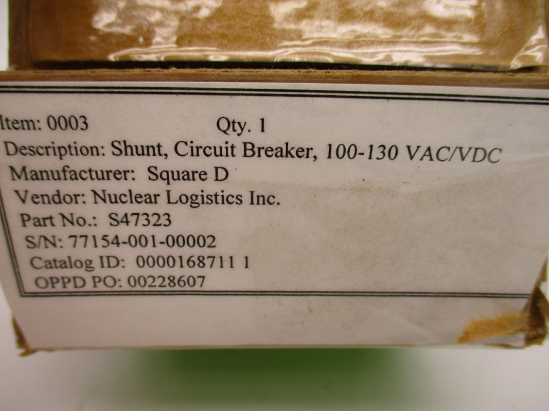 SQUARE D S47323 100-130VAC/DC NSMP