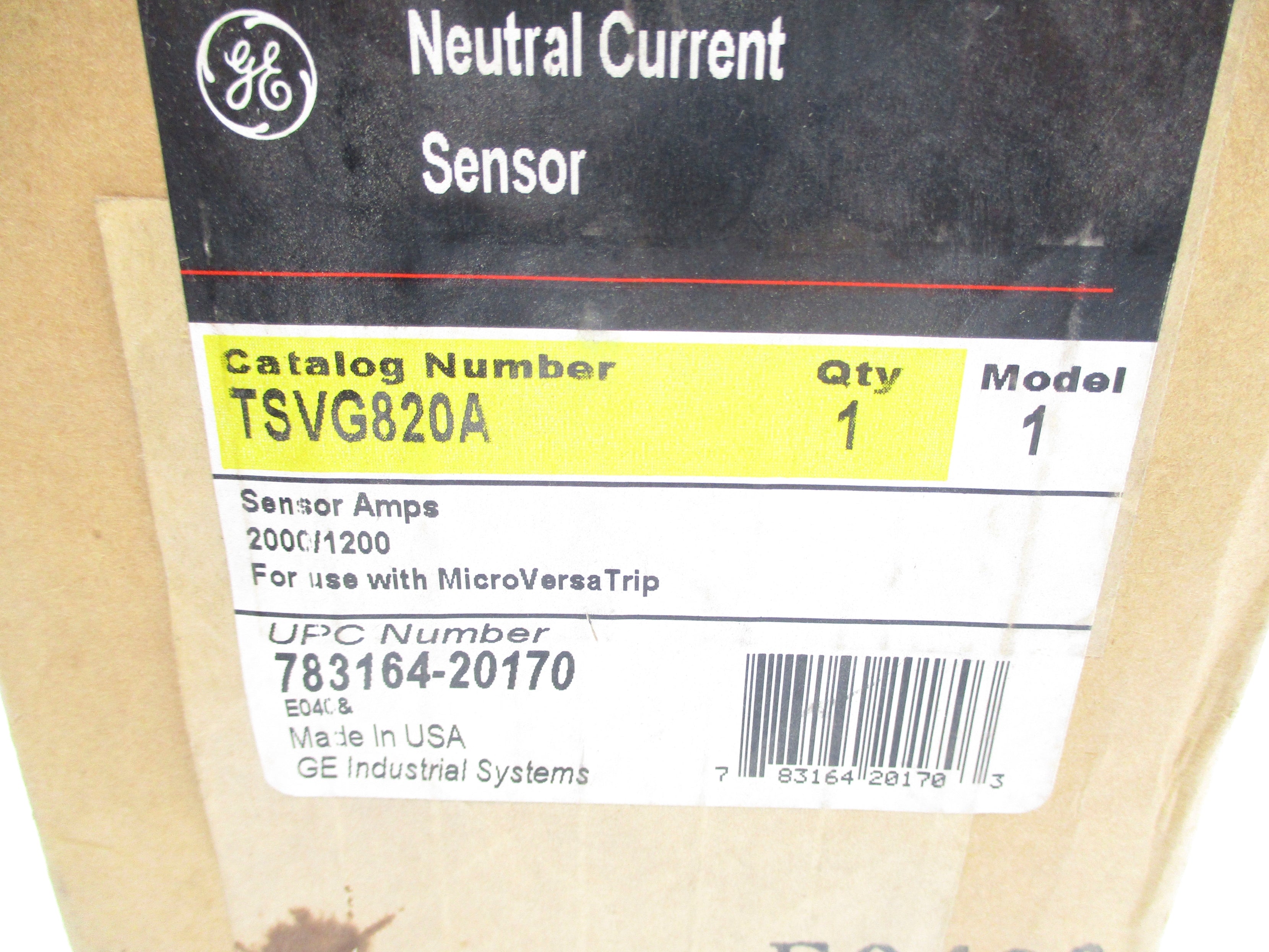GENERAL ELECTRIC TSVG820A NSMP