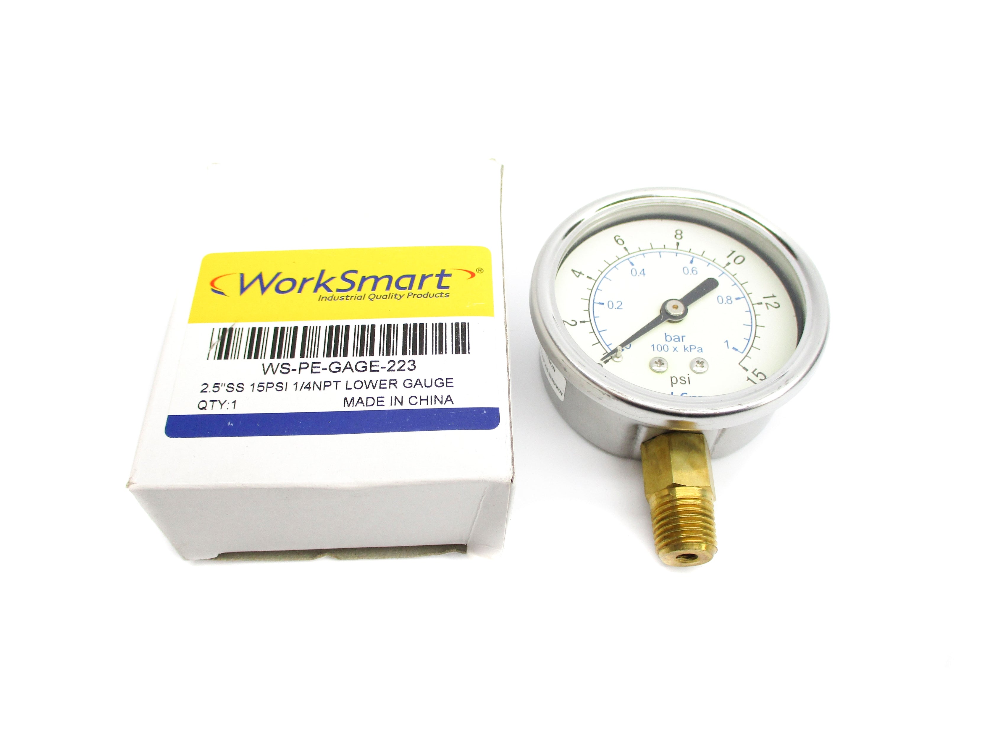 WORK SMART WS-PE-GAGE-223 15PSI NSMP