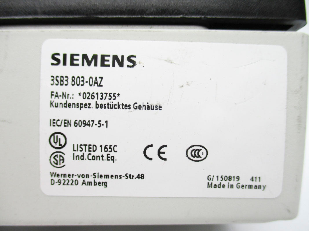 SIEMENS 3SB3803-0AZ NSNP
