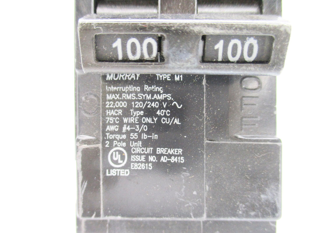 SIEMENS M12100 100A 120/240V UNMP