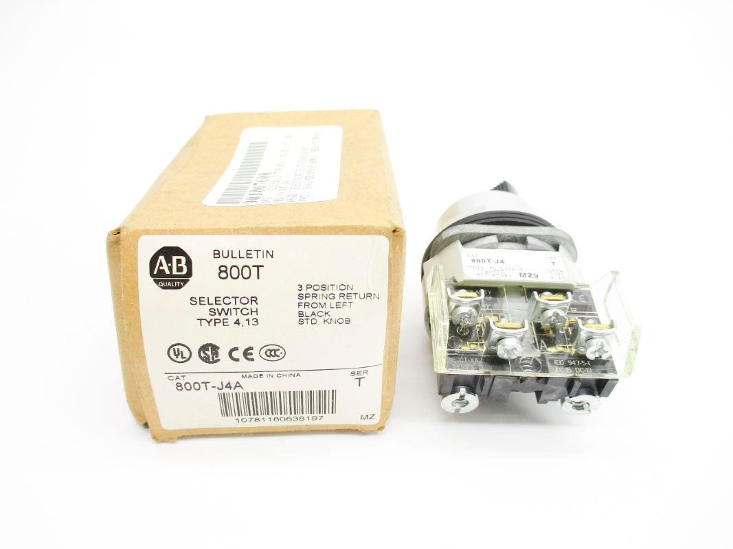 ALLEN BRADLEY 800T-J4A SER. T (BR/WH) NSMP
