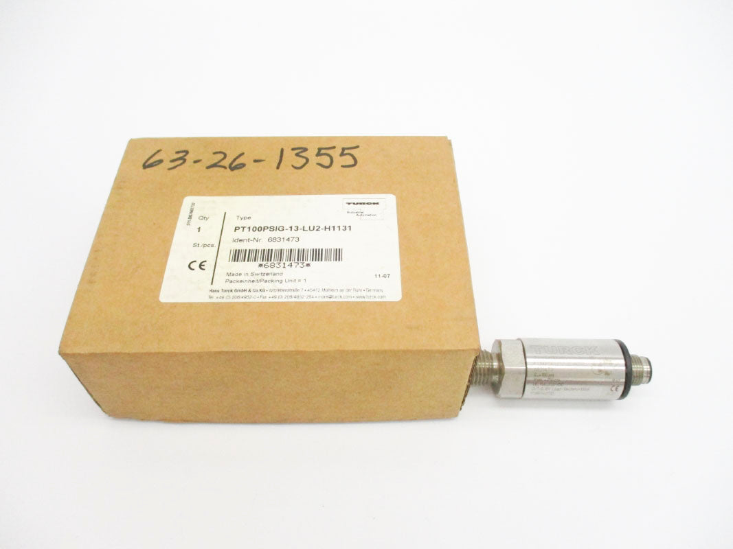 TURCK PT100PSIG-13-LU2-H1131 6831473 100PSI NSMP