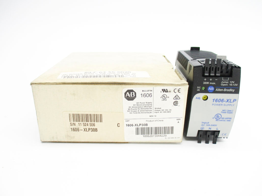 ALLEN BRADLEY 1606-XLP30B SER. A 100-240VAC 0.6A NSMP