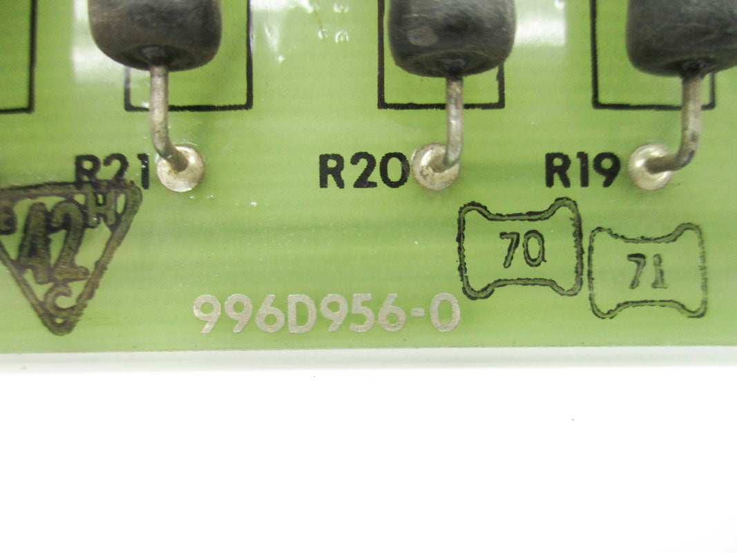 GENERAL ELECTRIC 996D957G1 996D956-0 REV. 3 UNMP