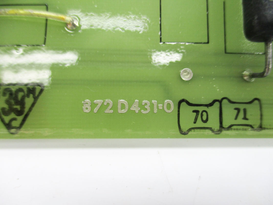 GENERAL ELECTRIC 872D432G2 872D431-0 REV. 8 UNMP