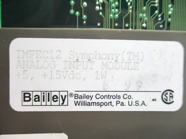 BAILEY IMFEC12 15V UNMP