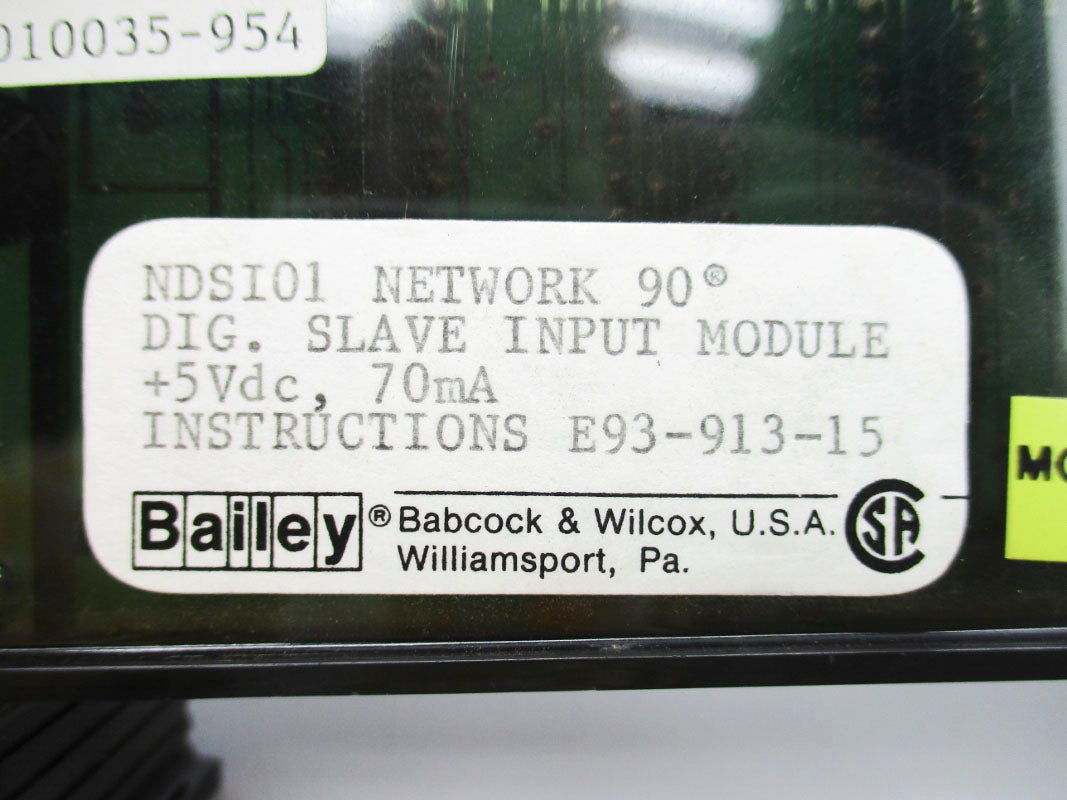 BAILEY NDSI01 6635905A1 UNMP