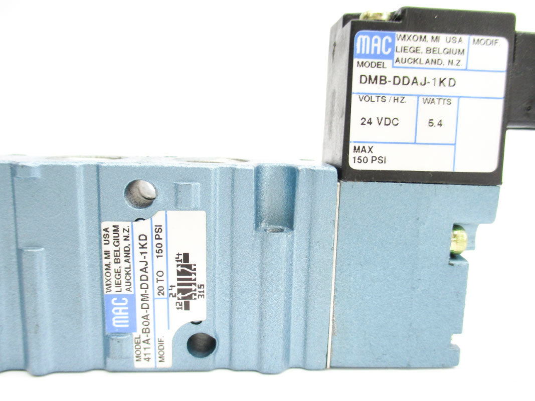 MAC 411A-B0A-DM-DDAJ-1KD 20-150PSI 24VDC NSMP