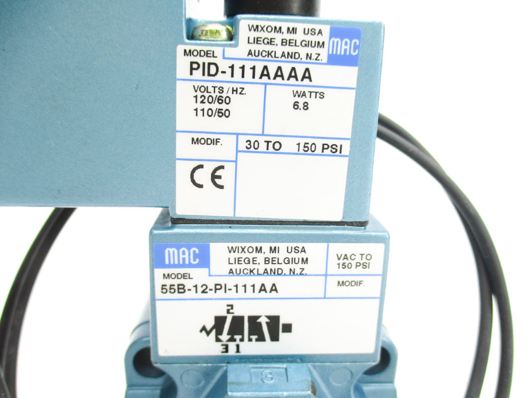MAC 55B-12-PI-111AA 110/120V 30-150PSI NSMP