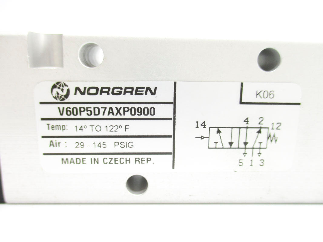 NORGREN V60P5D7AXP0900 29-145PSIG NSMP