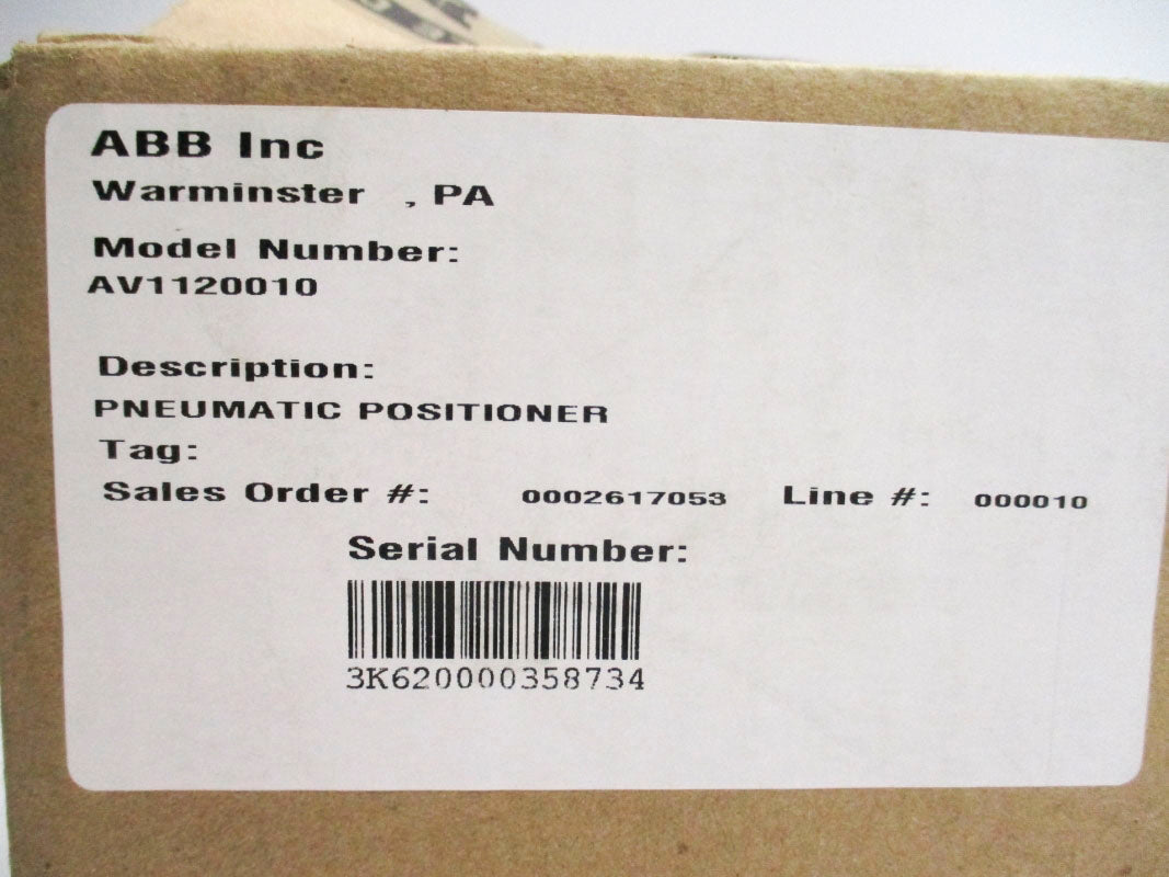 ABB AV1120010 150PSI NSMP