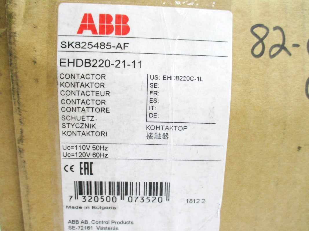 ABB SK825485-AF EHDB220-21-11 110/120V (AS PICTURED) NSMP