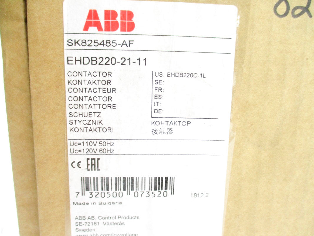ABB SK825485-AF EHDB220-21-11 110/120V NSMP