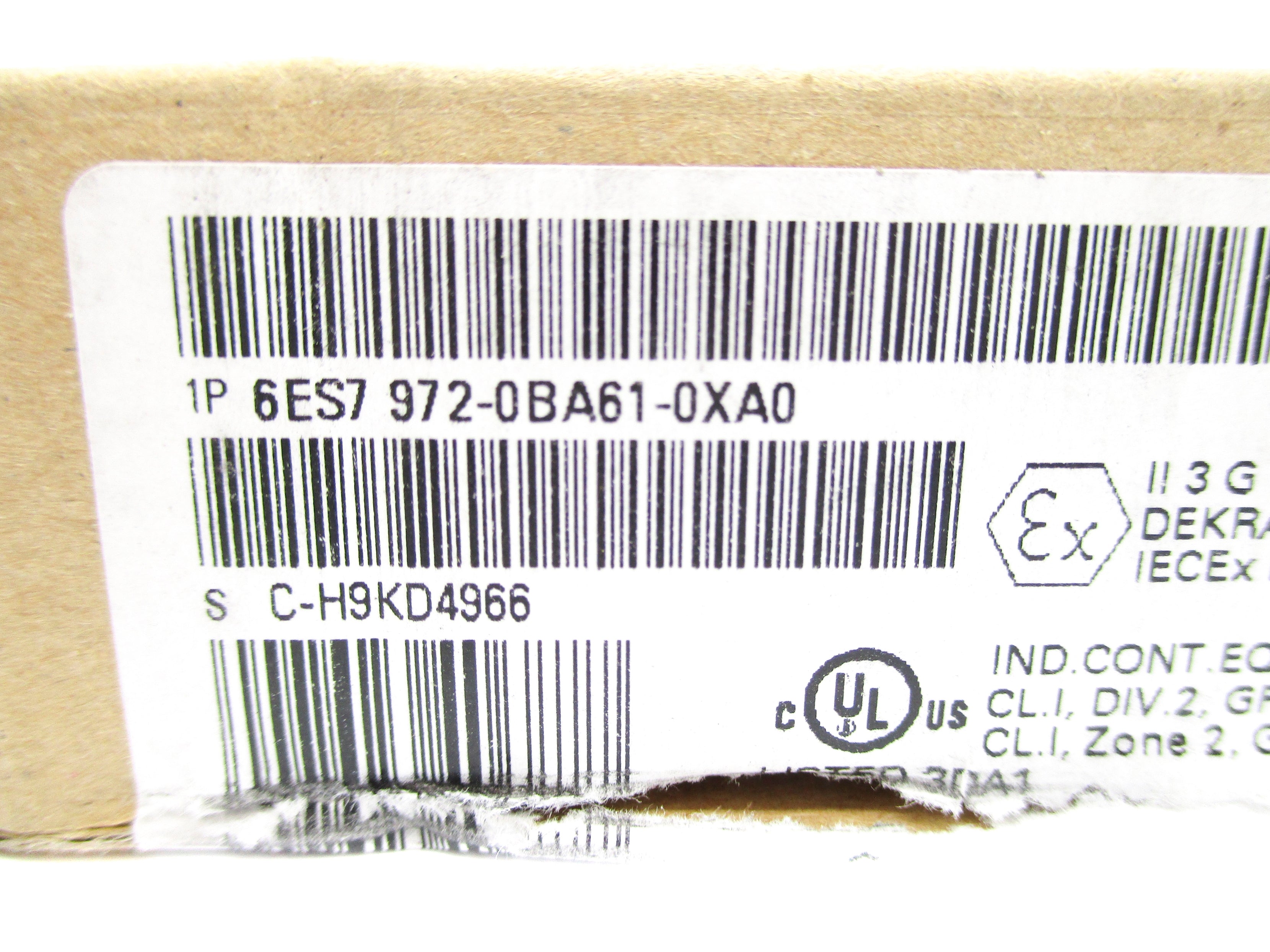 SIEMENS 6ES7972-0BA61-0XA0 NSMP