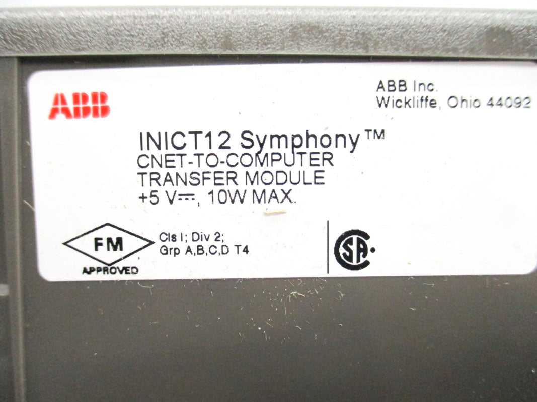 ABB INICT12 UNMP