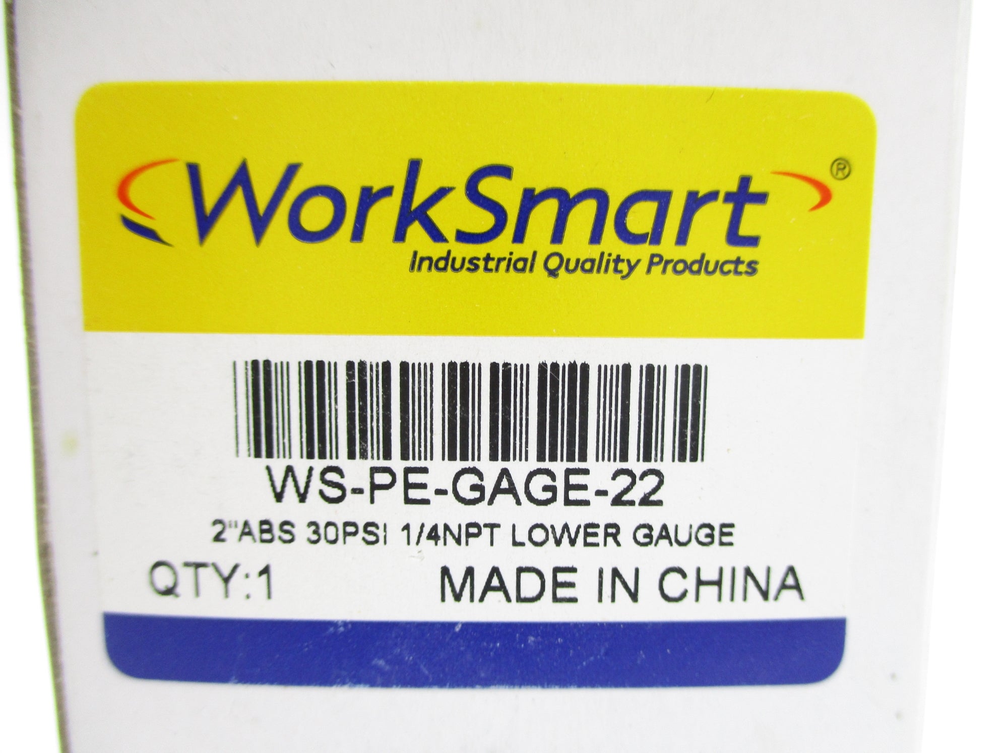 WORK SMART WS-PE-GAGE-22 30PSI NSMP