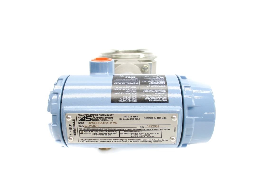 ROSEMOUNT 8800DW030SA1N1D1M5 REMAN