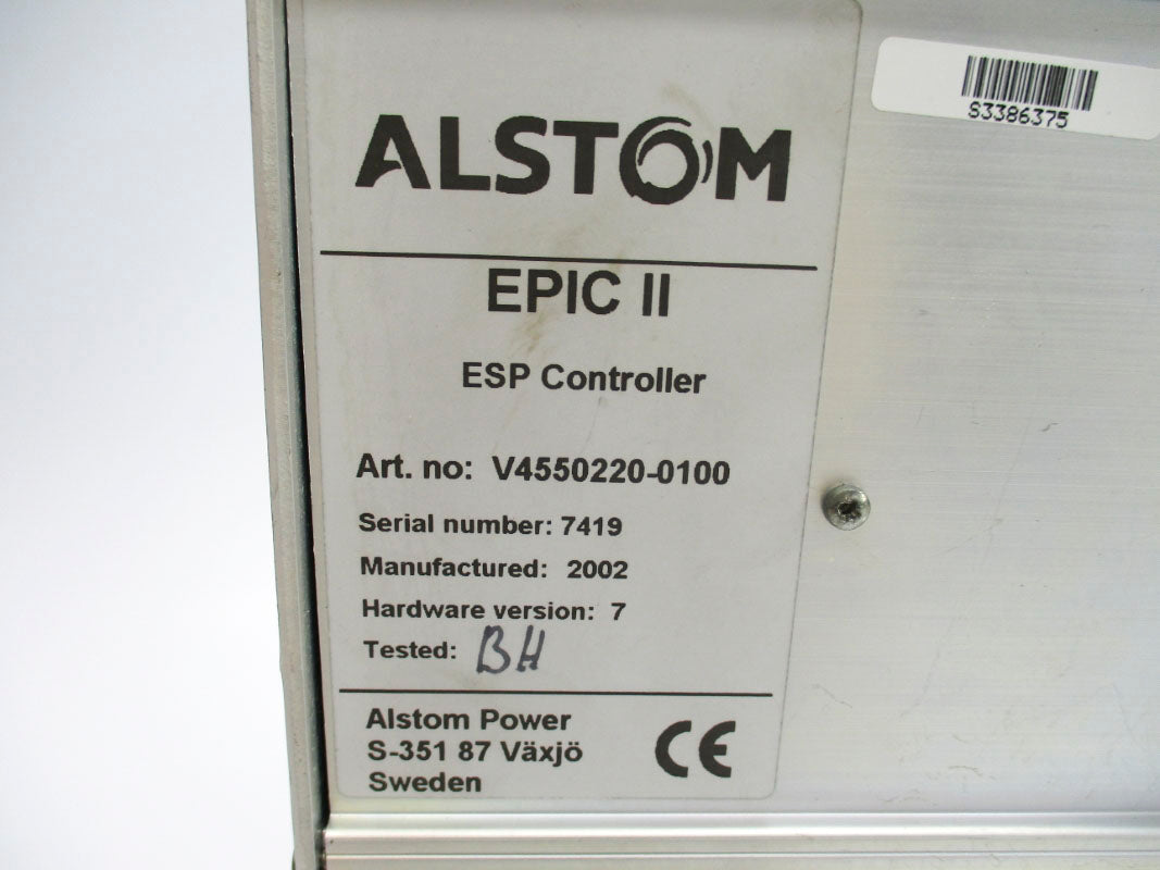 ALSTOM EPIC II V4550220-0100 UNMP