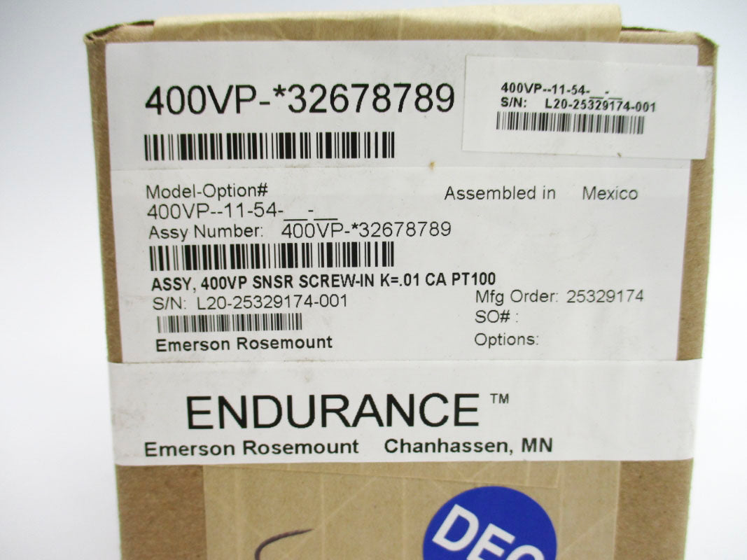 ROSEMOUNT 400VP--11-54 NSFS