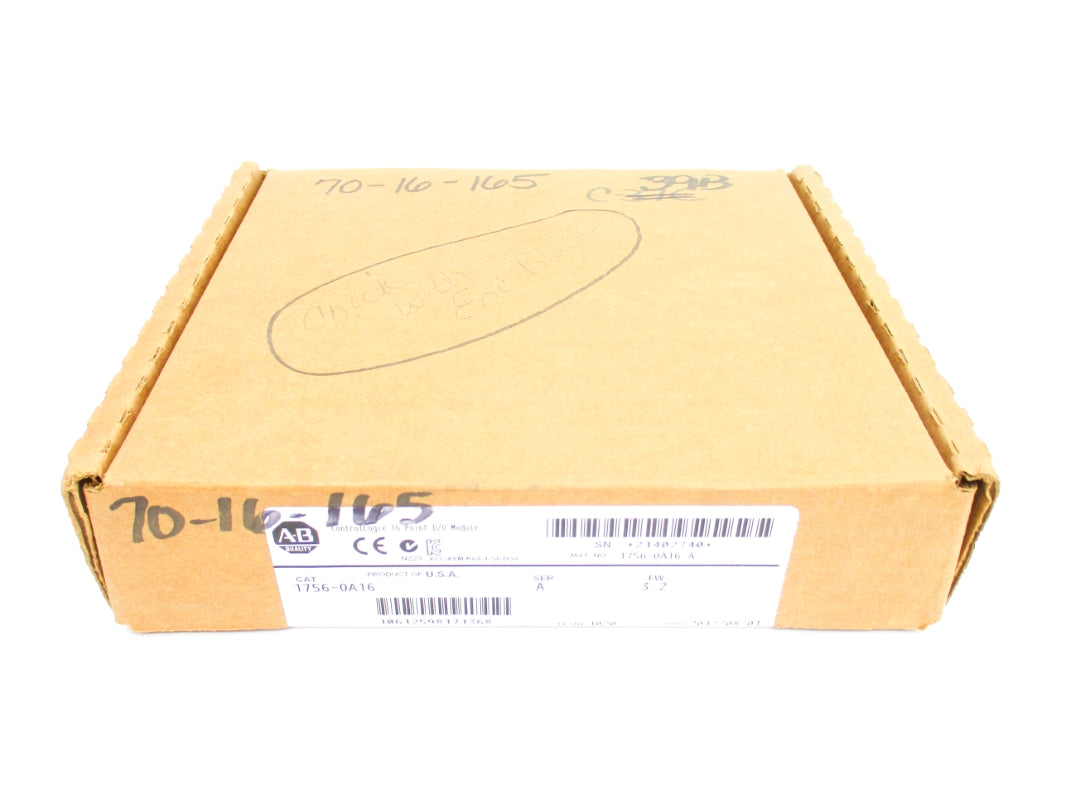 ALLEN BRADLEY 1756-OA16 SER. A F/W 3.2 DATE: 2012 NSFS
