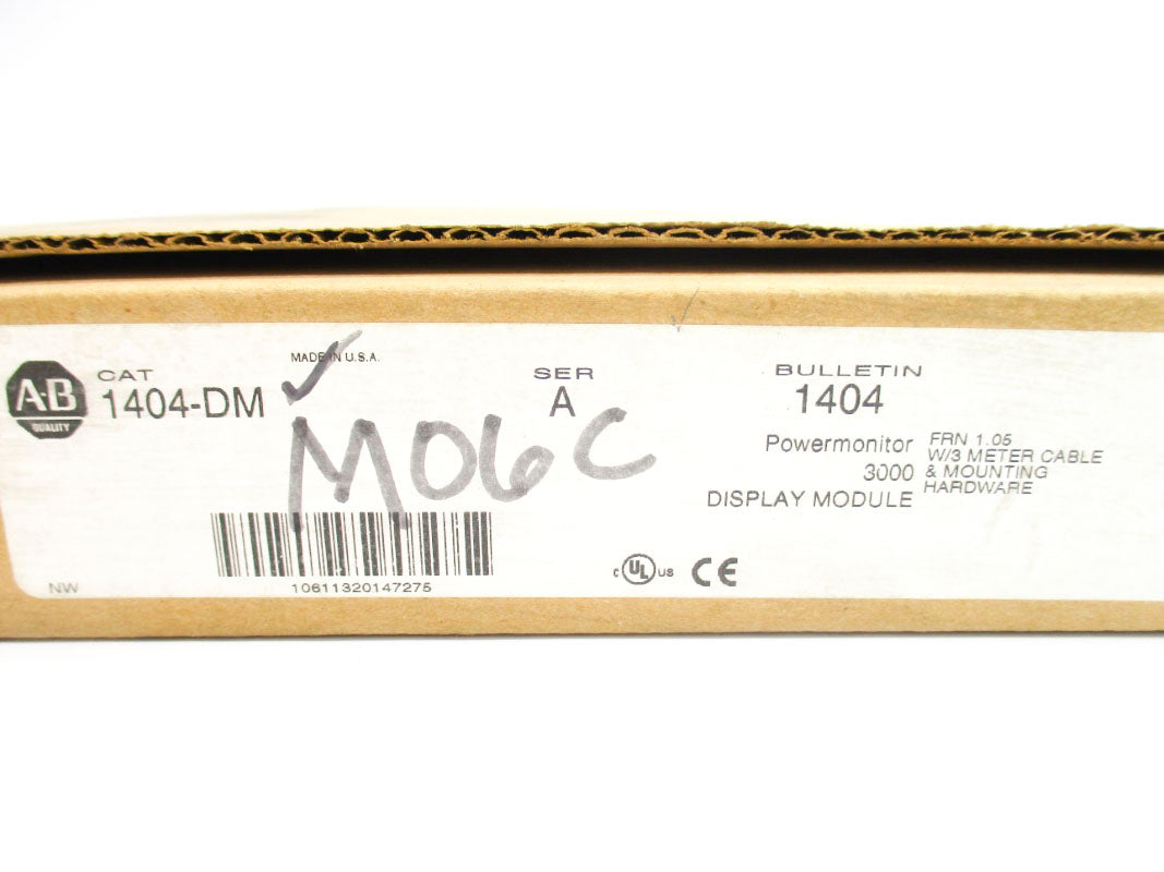 ALLEN BRADLEY 1404-DM SER. A F/W 1.05 NSMP