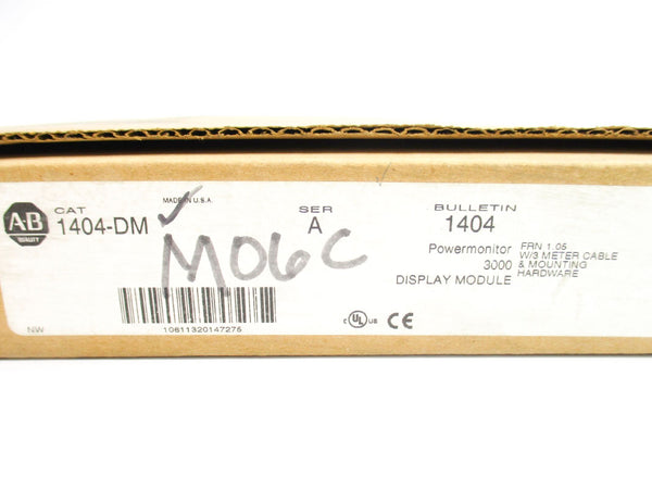 ALLEN BRADLEY 1404-DM SER. A F/W 1.05 NSMP