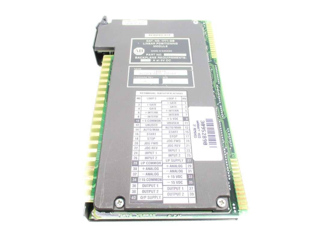 ALLEN BRADLEY 1771-QB SER. C F/W A UNMP