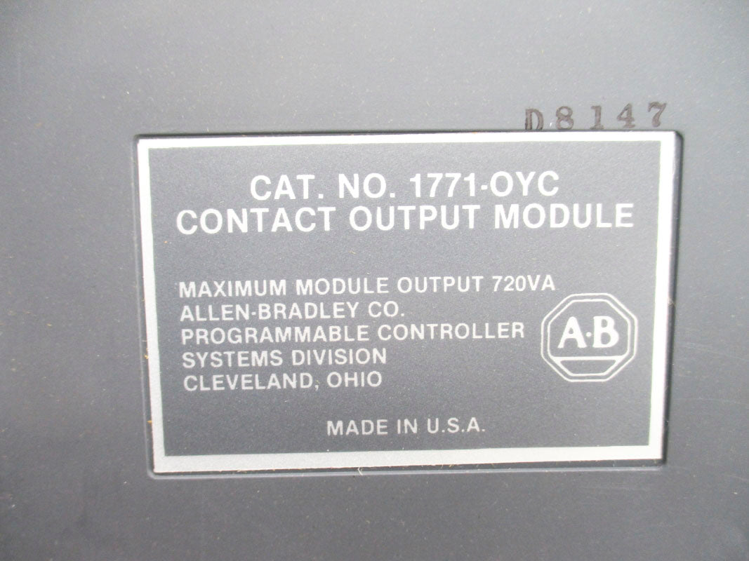 ALLEN BRADLEY 1771-OYC UNMP