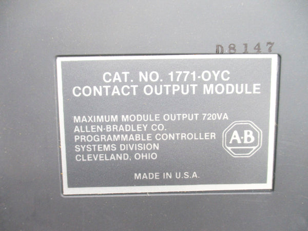 ALLEN BRADLEY 1771-OYC UNMP
