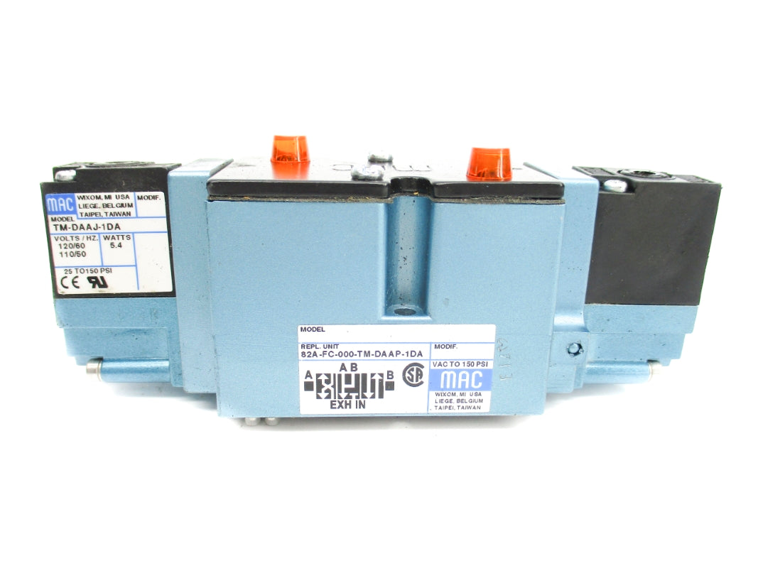 MAC 82A-FC-000-TM-DAAP-1DA 150PSI 110/120V NSNP